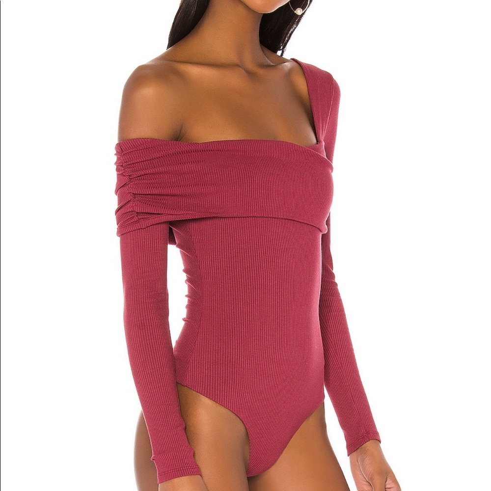 NWOT Revolve Privacy Please One Shoulder Bodysuit